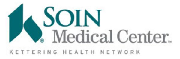The image is a logo with the text SOIN MEDICAL CENTER .
